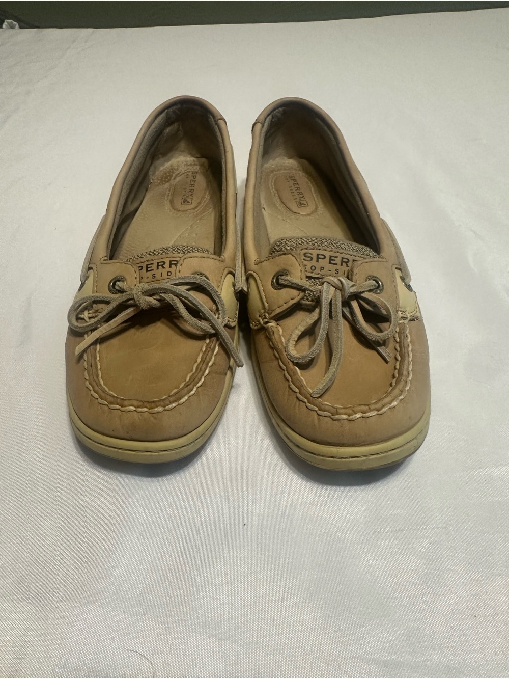 Sperry Light Brown/Tan Leather Boat Shoes